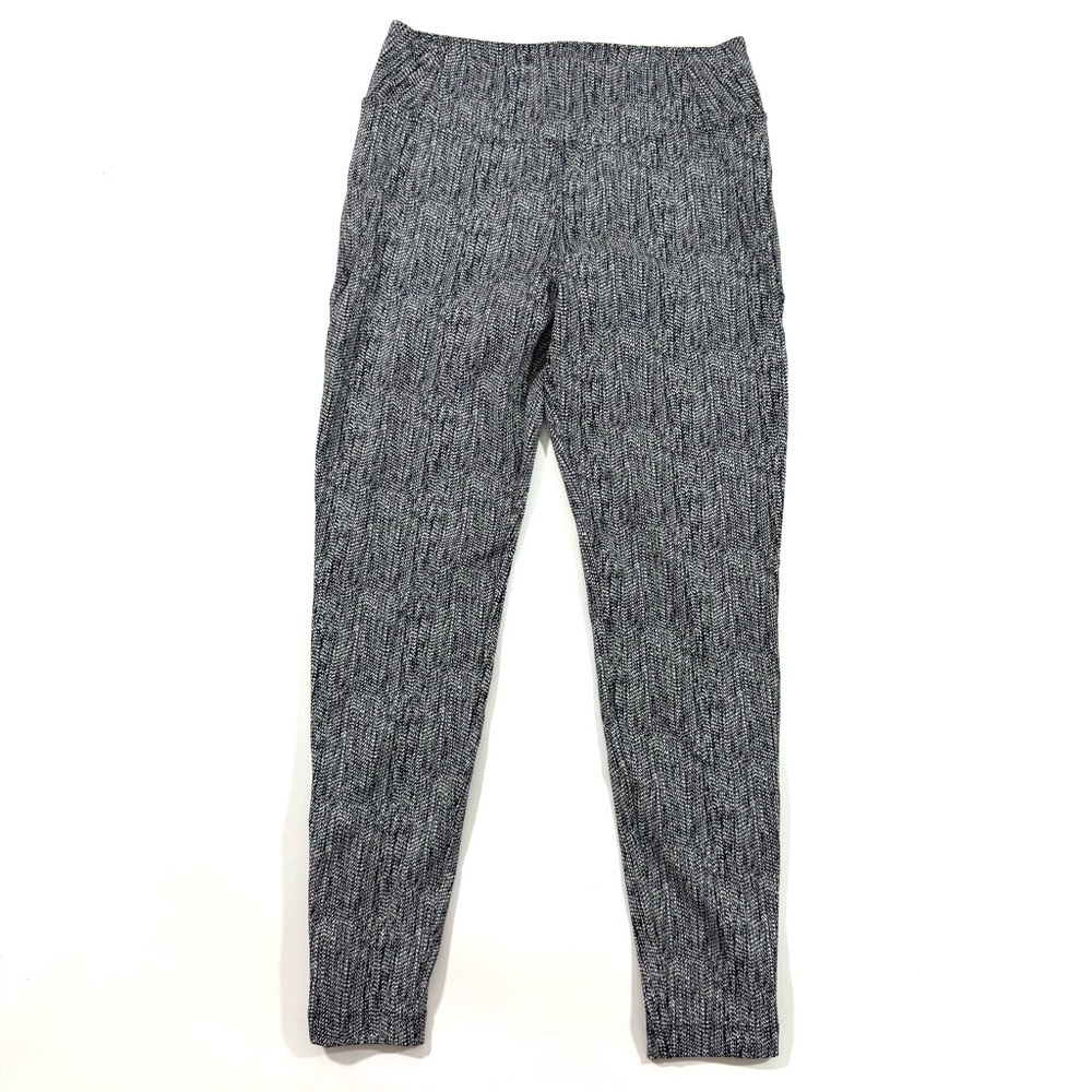 Athleta Delancey Skyline Legging Textured Black White